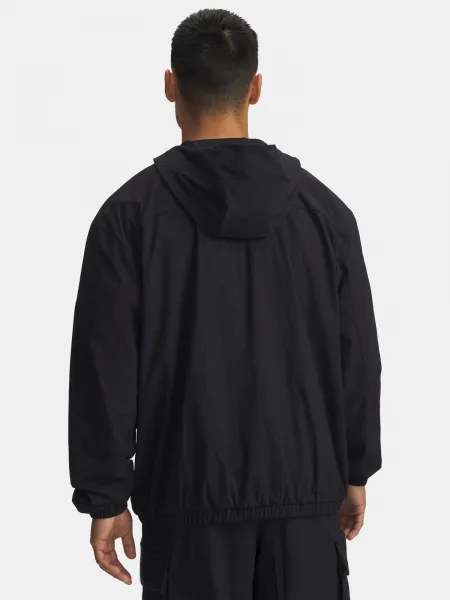 Men's Under Armour UA Unstoppable Txt Woven Jacket Jkt-BLK - Mens