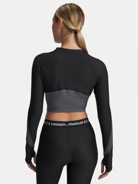 Under Armour UA HG Rib 1/4 Zip-BLK Women's T-Shirt - Women's
