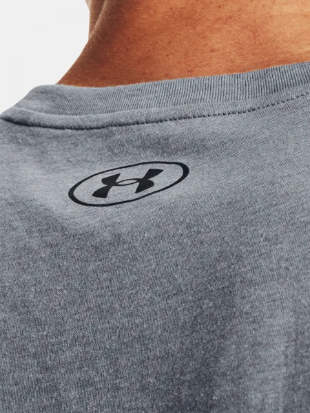 Men's Under Armour UA LEFT CHEST CUT OFF TANK-GRY - Men's Tank Top