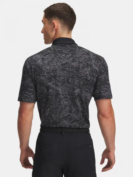 Men's Under Armour UA Playoff 3.0 Printed Polo-BLK T-Shirt - Mens