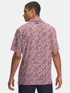 Men's Under Armour UA Playoff 3.0 Printed Polo-PNK T-Shirt - Men's
