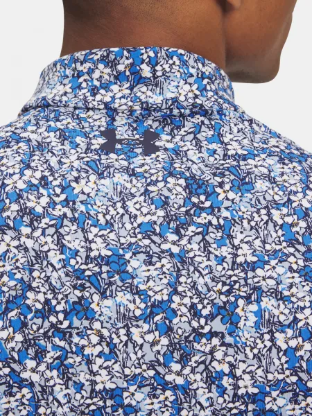 Men's T-shirt Under Armour UA Playoff 3.0 Printed Polo-BLU - Men's