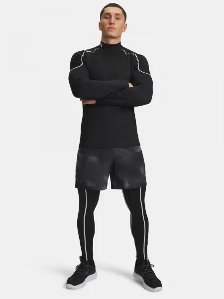 Men's Under Armour Cold Weather Grid Leggings-BLK - Mens