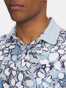 Men's Under Armour UA Drive Chill Printed Polo-BLU T-Shirt - Men's