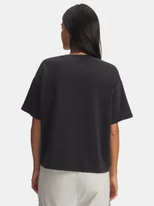 Under Armour UA HWT Boxy Wash SS-BLK Women's T-Shirt - Women's