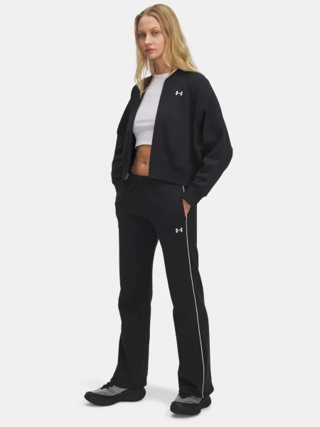 Under Armour UA Rival Flc Piped Pant-BLK Women's Sports Trousers - Ladies