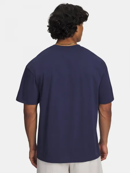 Men's Under Armour UA M HW OS Branded SS-BLU T-Shirt - Mens