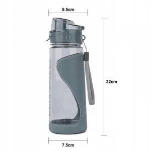 Livefy fľaša na vodu Fitcup 600 ml, modrá