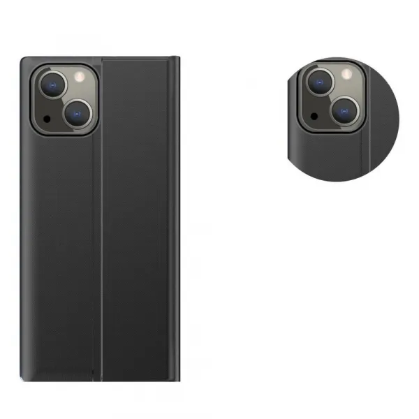 MG Sleep Case knižkové puzdro na iPhone 13 mini, čierne