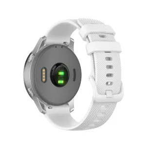 BStrap Silicone Land remienok na Garmin Venu 2S, white (SGA008C0202)
