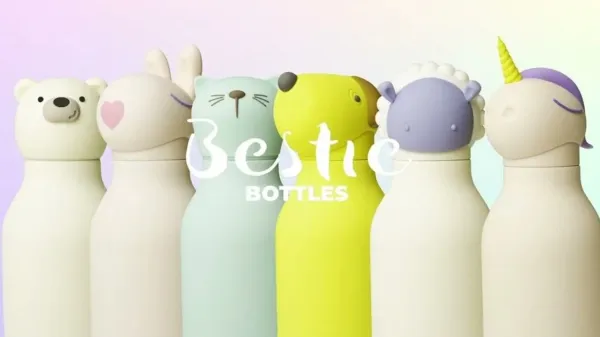Bestie Bottles fľaša na pitie jednorožec