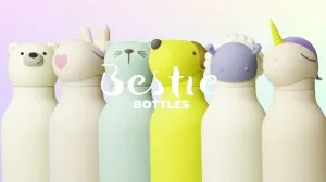 Bestie Bottles fľaša na pitie jednorožec