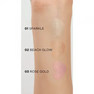 Eveline Cosmetics Feel The Glow rozjasňovač odtieň 02 Beach Glow 4,2 g