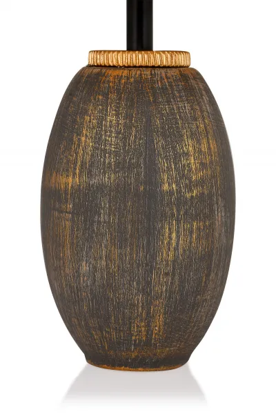 Opviq Stolní lampa Elev hnědá/zlatá