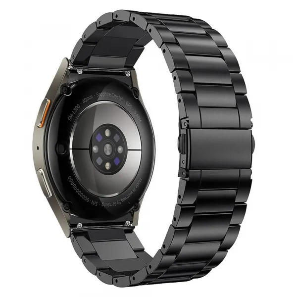 Tech-Protect Stainless remienok na Samsung Galaxy Watch 4 / 5 / 5 Pro / 6 / 7 / FE, black