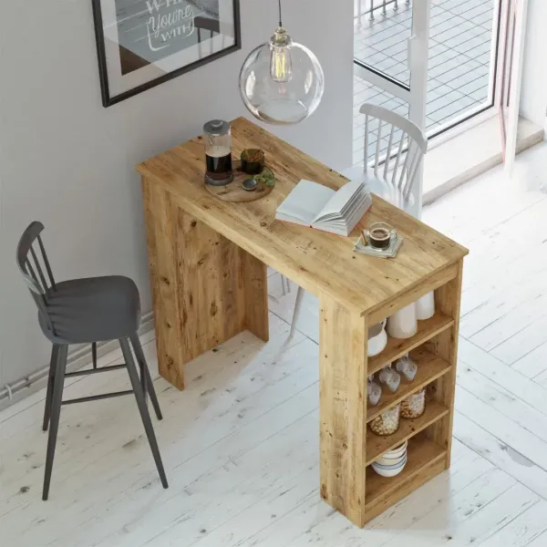 Barový stôl Houseland Masasi borovica Atlantic