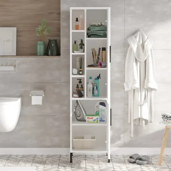 Kúpeľňová skrinka Houseland Vitale 02 biela