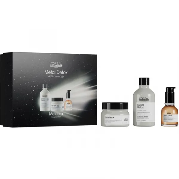 L’Oréal Professionnel Serie Expert Metal Detox darčeková sada pre farbené a poškodené vlasy