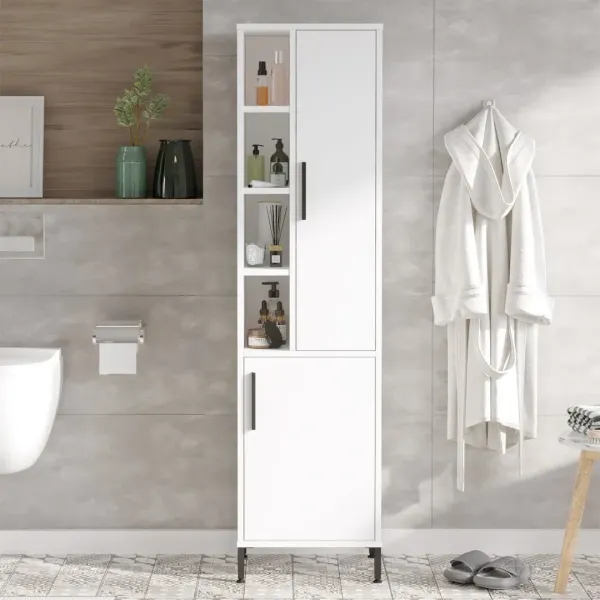 Kúpeľňová skrinka Houseland Vitale 02 biela