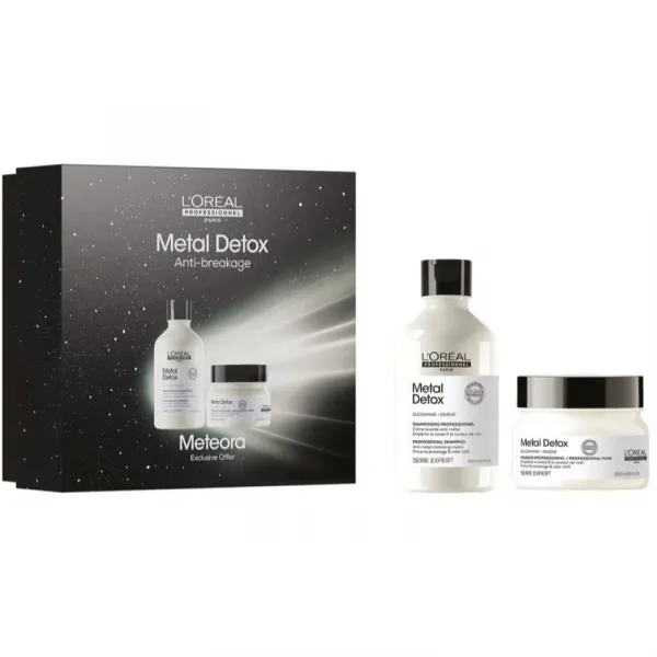 L’Oréal Professionnel Serie Expert Metal Detox darčeková sada pre farbené a poškodené vlasy