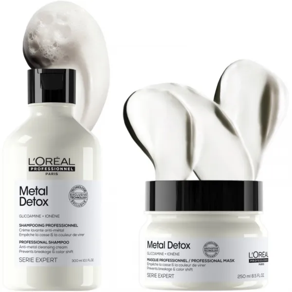 L’Oréal Professionnel Serie Expert Metal Detox darčeková sada pre farbené a poškodené vlasy