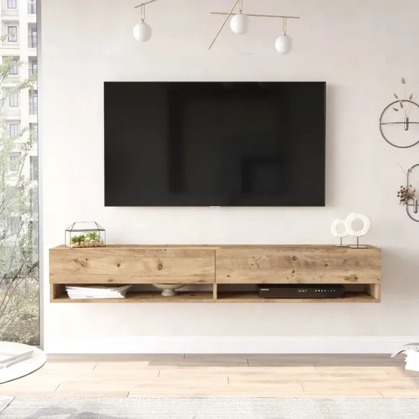 Závesný TV stolík Houseland Fredy borovica Atlantic