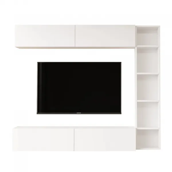 TV stena Houseland Cohen biela