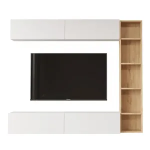 TV stena Houseland Cohen Dub Castello/biela