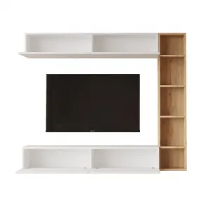 TV stena Houseland Cohen Dub Castello/biela