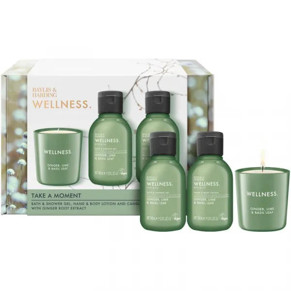 Baylis and Harding Sada starostlivosti so sviečkou Wellness 3 ks