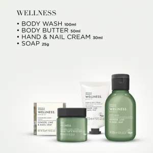 Baylis & Harding Wellness. Energise darčeková sada na telo Ginger, Lime & Basil Leaf