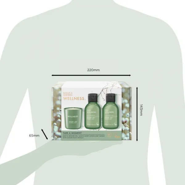 Baylis and Harding Sada starostlivosti so sviečkou Wellness 3 ks