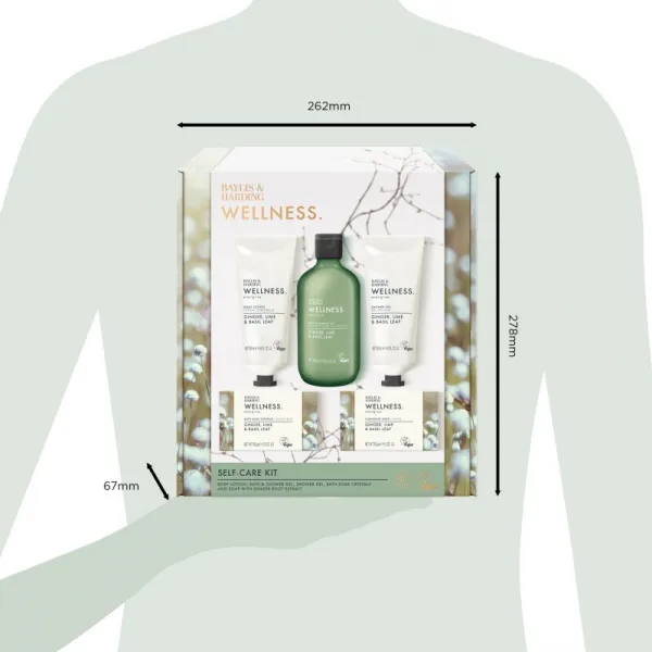 Baylis & Harding Wellness. Energise darčeková sada Ginger, Lime & Basil Leaf