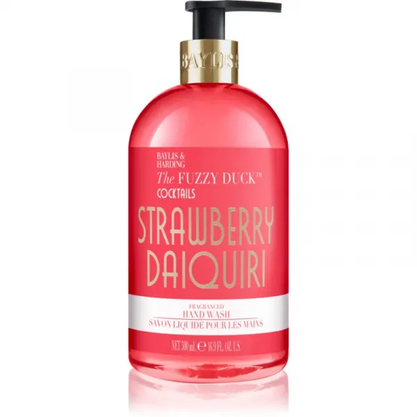 Baylis & Harding The Fuzzy Duck Cotswold Cocktails tekuté mydlo na ruky darčeková edícia vône Strawberry Daiquiri