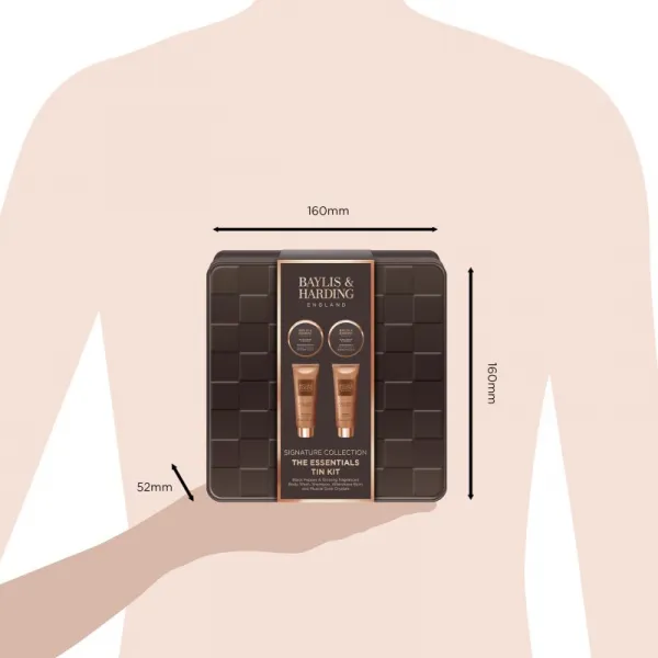 Baylis & Harding Black Pepper & Ginseng darčeková sada plechový box pre mužov