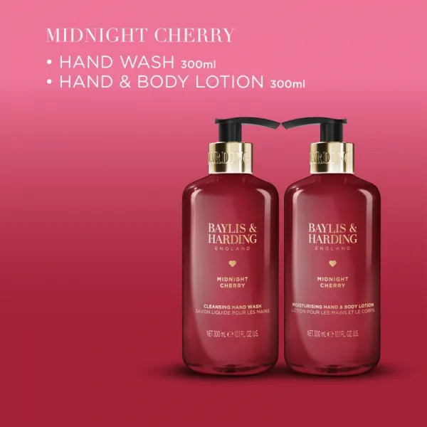 Baylis & Harding Midnight Cherry darčeková sada na ruky