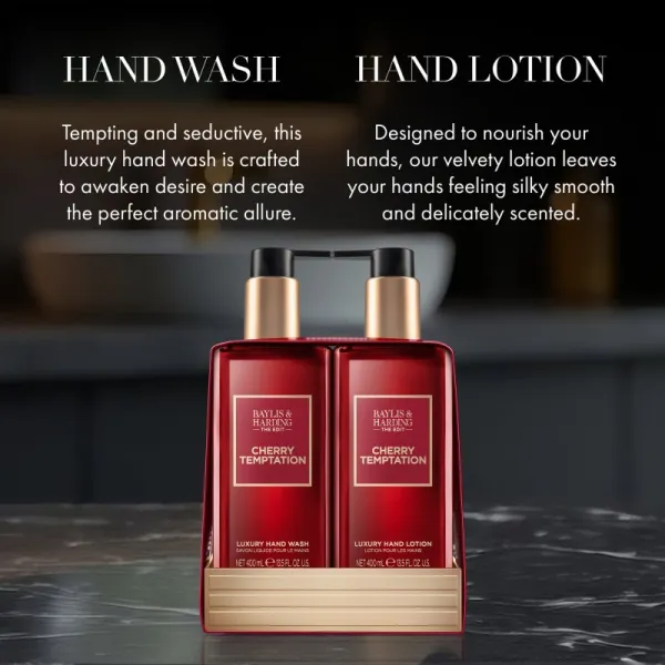 Baylis & Harding The Edit Cherry Temptation darčeková sada na ruky