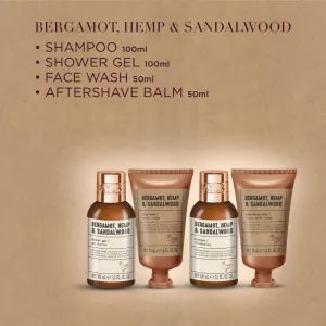Baylis & Harding The Fuzzy Duck Bergamot, Hemp & Sandalwood darčeková sada na cesty