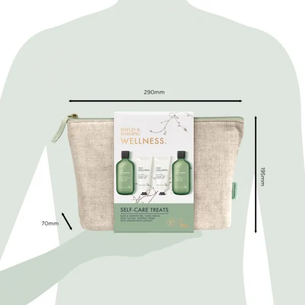 Baylis & Harding Wellness. Energise darčeková sada na telo Ginger, Lime & Basil Leaf