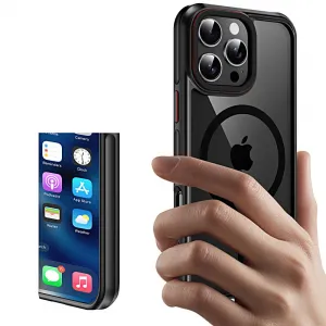 Tech-Protect Hybrid MagSafe kryt na iPhone 15 Pro, čierny/červený