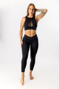 GoldBee Legíny Osie Pas Lycra Black Barva: Black, Velikost: S