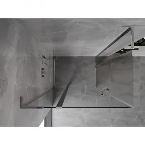 MEXEN/S - Mist L Duo sprchovací kút dvere krídlové 110 x 105, transparent, chróm 8A4L-110-105-01-00