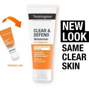 Neutrogena Clear & Defend 0.5% Salicylic Acid hydratačný krém bez obsahu oleja 50 ml