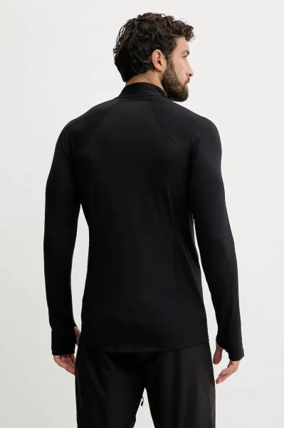 Columbia MIDWEIGHT STRETCH LONG SLEEVE HALF ZIP Pánske funkčné tričko, čierna, veľkosť