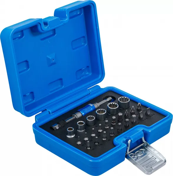 BGS Technics BGS 4812 – Sada bitov a hlavíc 2 v 1, 26 dielna (1/4", 6,3 mm)