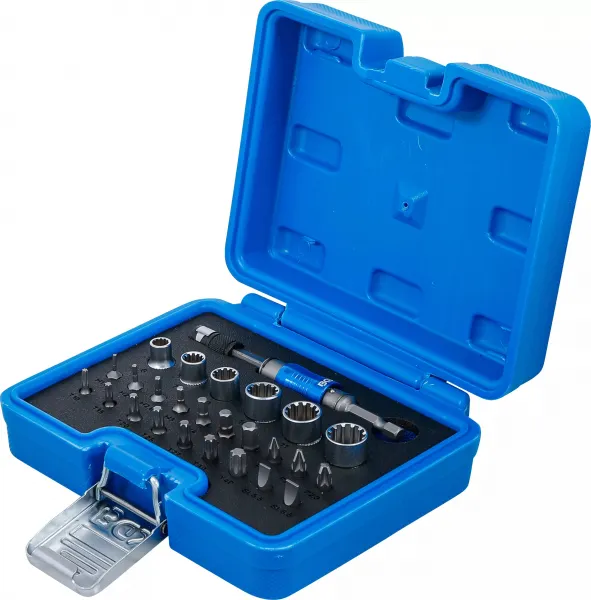 BGS Technics BGS 4812 – Sada bitov a hlavíc 2 v 1, 26 dielna (1/4", 6,3 mm)