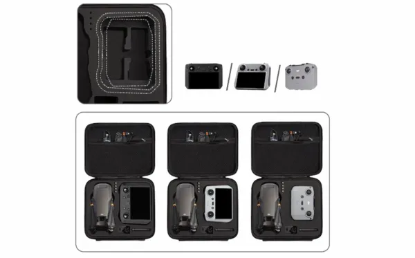 Stablecam DJI Mavic 3 Pro / Mavic 3 / Mavic 3 Classic - Black PC Hardshell Case 1DJ2517