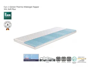 f.a.n. Vrchný matrac s termoregulačnou penou XXL Soft Plus