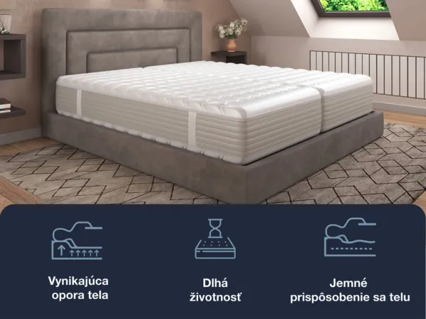 Hn8 Schlafsysteme 7-zónový matrac z pamäťovej peny XXL Gelstar KS