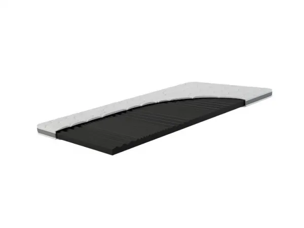 Hn8 Schlafsysteme 7-zónový vrchný matrac z gélovej peny Dynamic Soft Comfort (80 x 200 cm)
